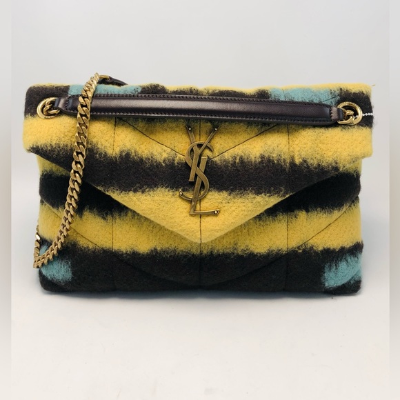 SAINT LAURENT
Small Puffer Bag in Tie Dye Fabric and
Lambskin - Picture 2 of 11